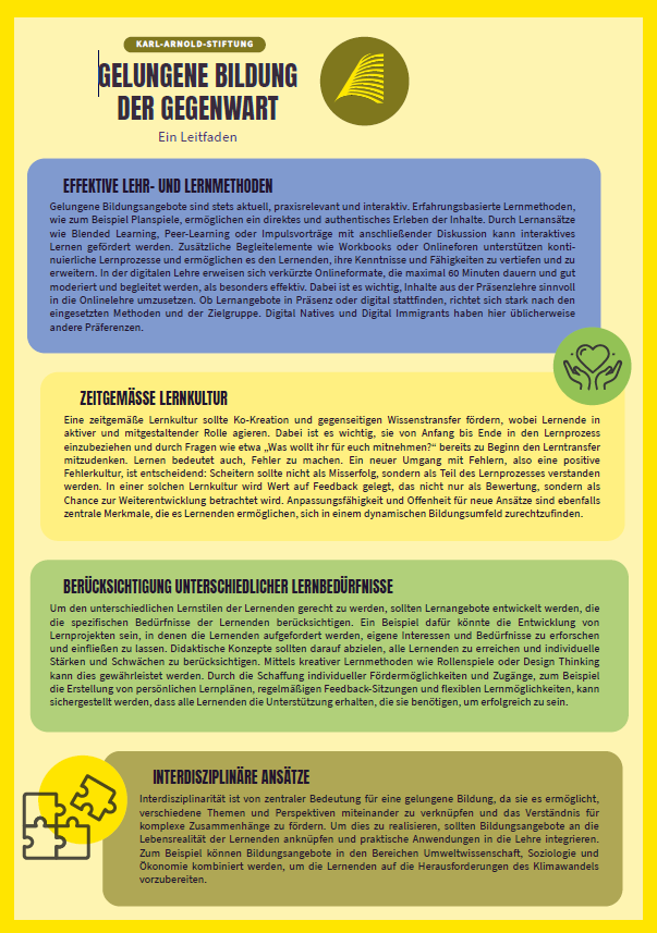 Gelungene Bildung der Gegenwart
